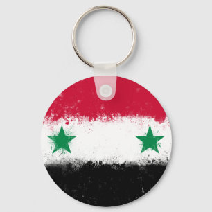 Flag of Syria Key Ring