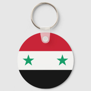 Flag of Syria Key Ring