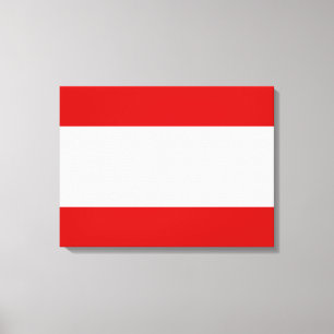 Flag of Tahiti Canvas Print