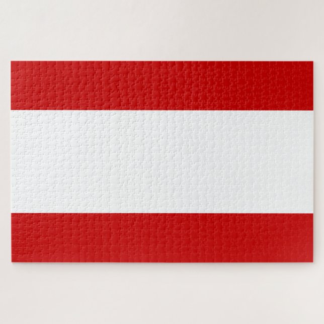 Flag of Tahiti Jigsaw Puzzle (Horizontal)