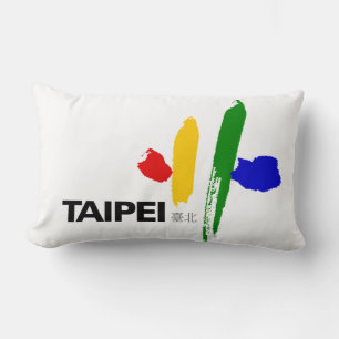 Flag of Taipei City (Taiwan) Lumbar Cushion