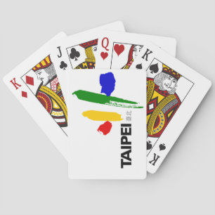 Flag of Taipei City (Taiwan) Playing Cards