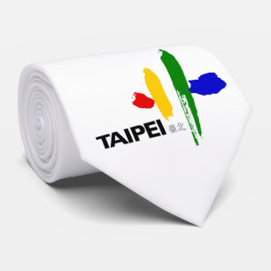 Flag of Taipei City (Taiwan) Tie