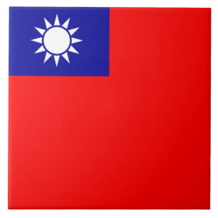 Flag of Taiwan Ceramic Tile