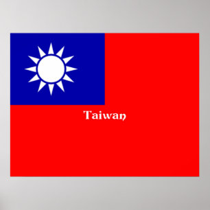 Flag of Taiwan Poster