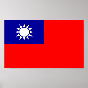 Flag of Taiwan Poster