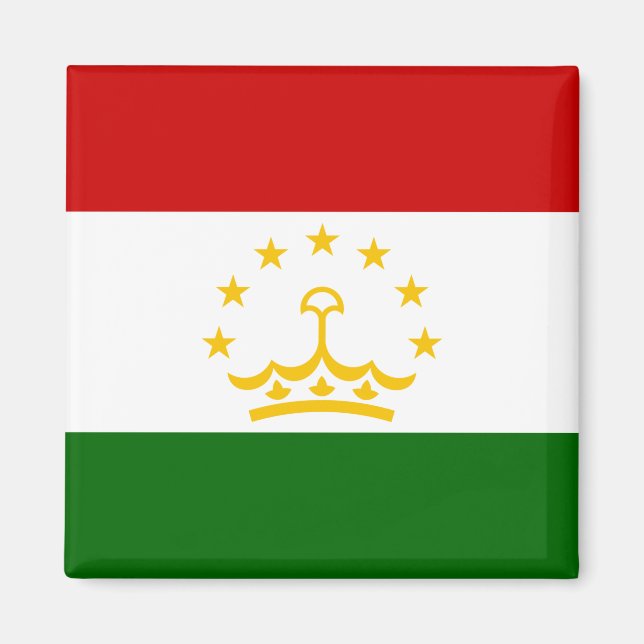 Flag of Tajikistan Magnet (Front)
