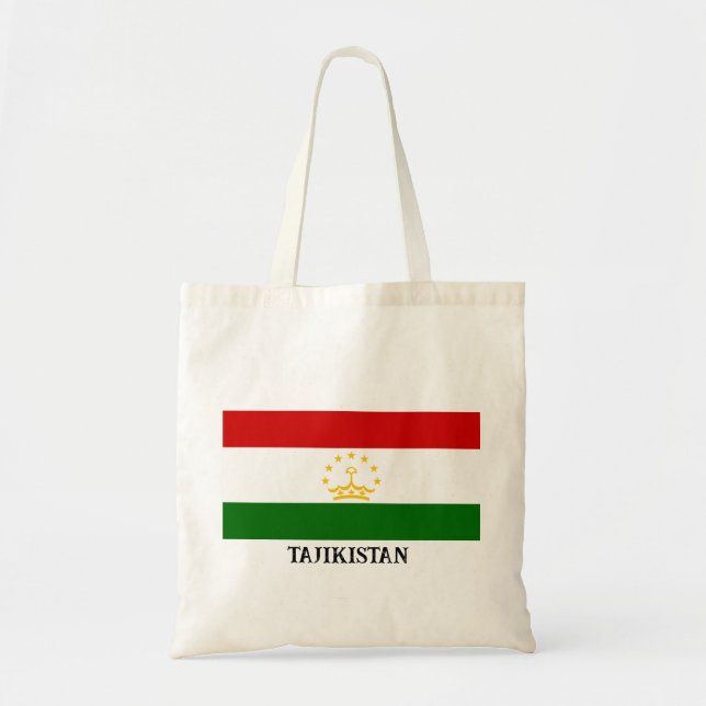 Flag of Tajikistan Tote Bag (Front)