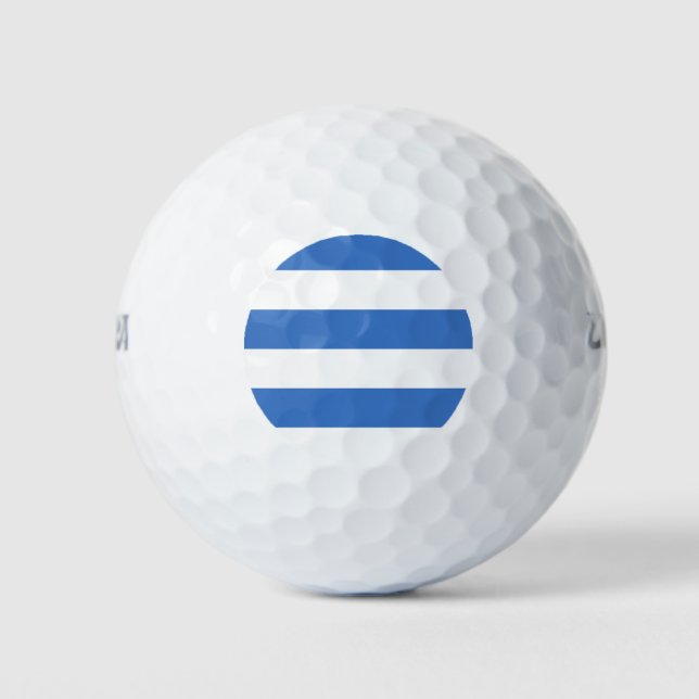 Flag of Tallinn, Estonia Golf Balls (Front)
