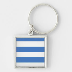 Flag of Tallinn, Estonia Keychain