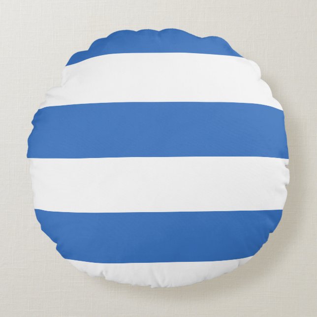 Flag of Tallinn, Estonia Round Pillow (Front)