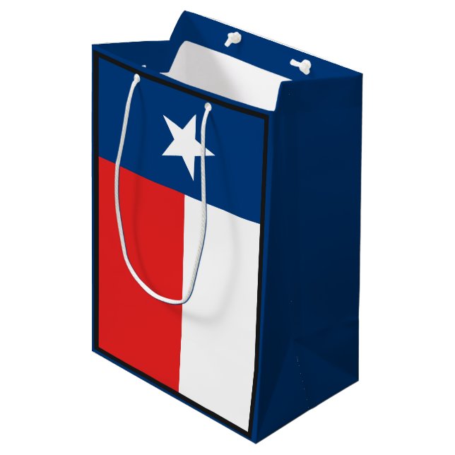 Flag of Texas Medium Gift Bag (Front Angled)