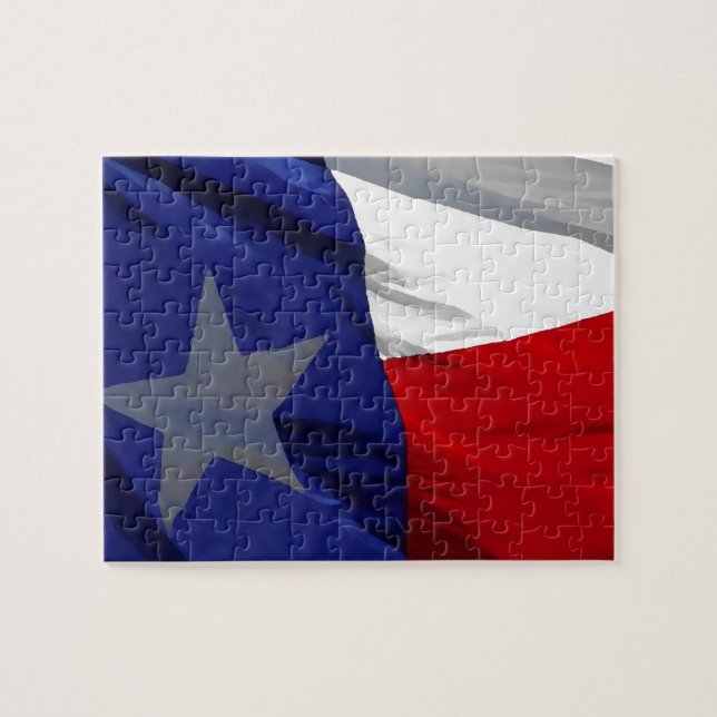 Flag of Texas Pop Art Jigsaw Puzzle (Horizontal)