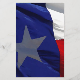 Flag of Texas Pop Art Stationery