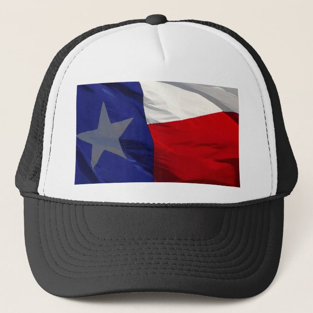 Flag of Texas Pop Art Trucker Hat (Front)