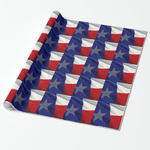 Flag of Texas Pop Art Wrapping Paper