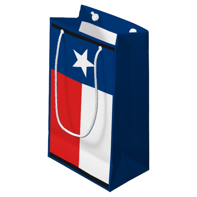 Flag of Texas Small Gift Bag (Front Angled)