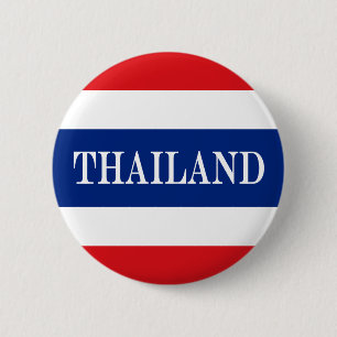 Flag of Thailand 6 Cm Round Badge
