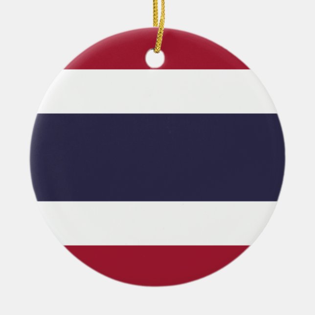Flag of Thailand Ceramic Ornament (Front)