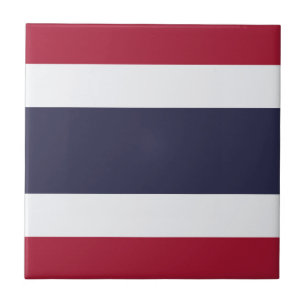 Flag of Thailand Ceramic Tile