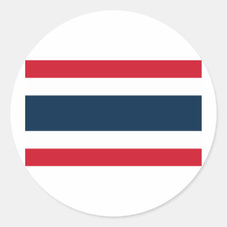 Flag of Thailand Classic Round Sticker