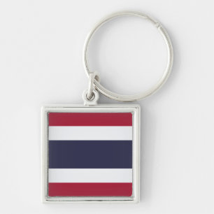 Flag of Thailand Key Ring