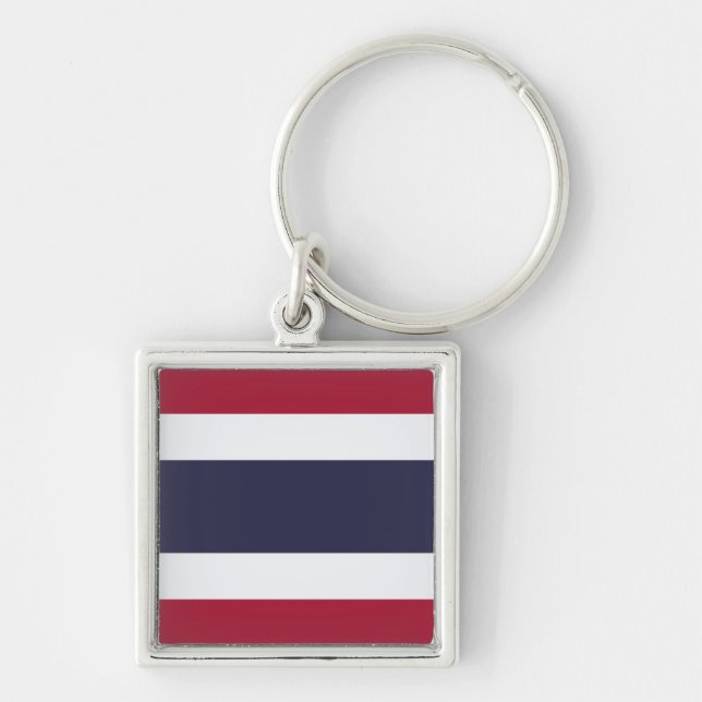 Flag of Thailand Key Ring (Front)