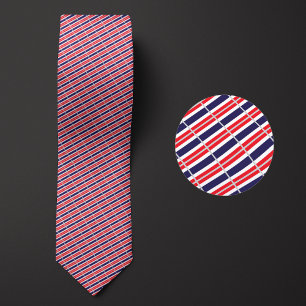 Flag of Thailand Pattern Tie