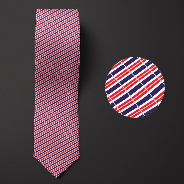 Flag of Thailand Pattern Tie (Creator Uploaded)
