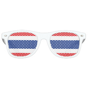 Flag of Thailand Retro Sunglasses