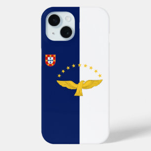 Flag of the Azores, Portugal iPhone 15 Case