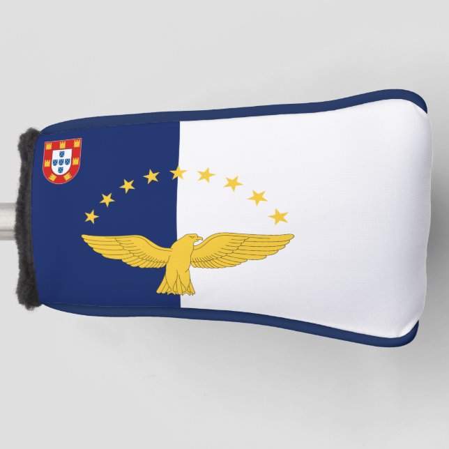 Flag of the Azores, Portugal Golf Head Cover (Front)