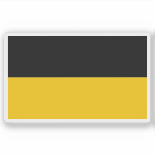 Flag of the Baden-Württemberg state, Germany (Front)