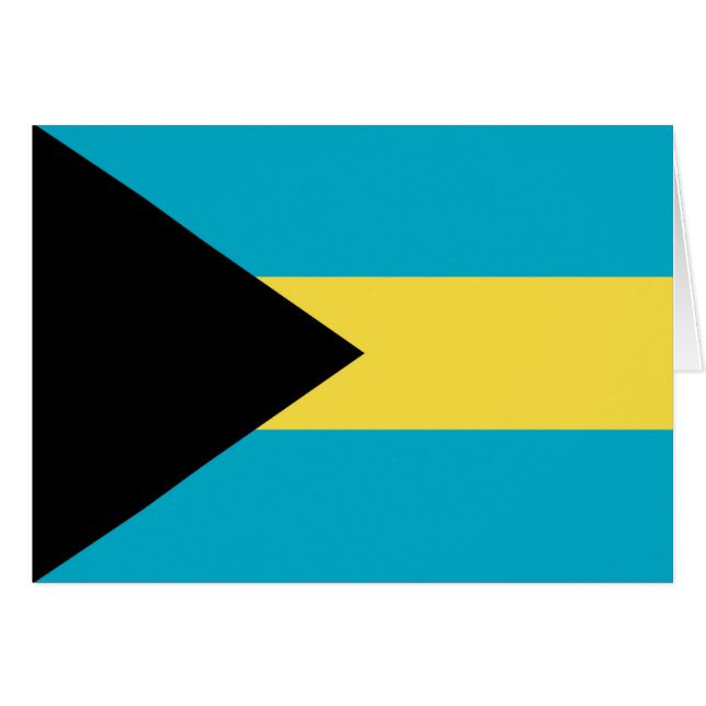 Flag of the Bahamas (Front Horizontal)