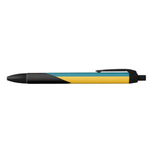 Flag of the Bahamas Black Ink Pen