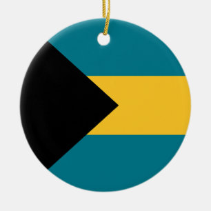 Flag of the Bahamas Ceramic Ornament