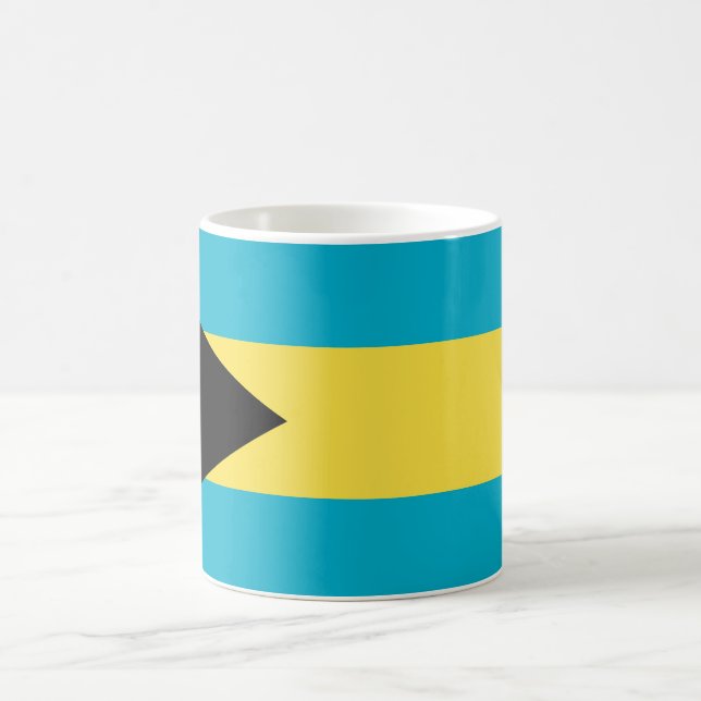 Flag Of The Bahamas Coffee Mug (Center)