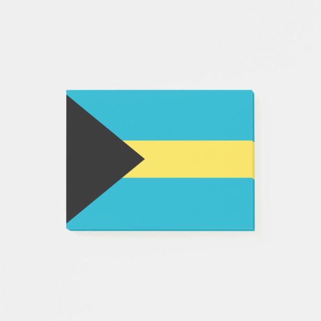 Flag Of The Bahamas Post-it Notes (Front)
