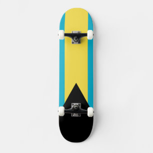 Flag Of The Bahamas Skateboard
