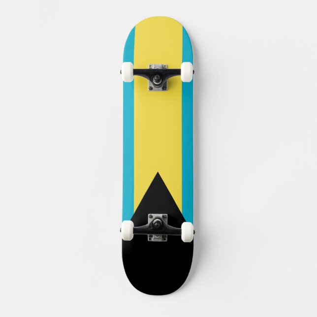 Flag Of The Bahamas Skateboard (Front)