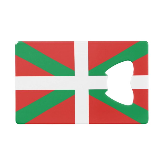Flag of the Basque Country Bottle Opener (Front (Horizontal))
