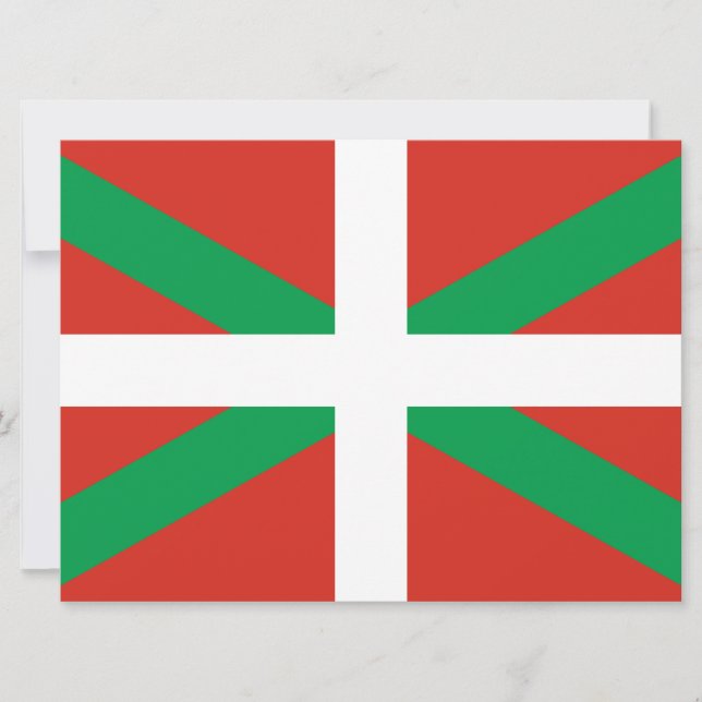 Flag of the Basque Country Card (Front)