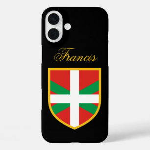 Flag of the Basque Country iPhone 16 Plus Case