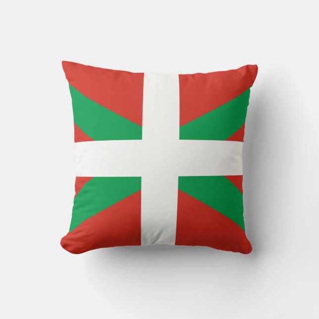 Flag of the Basque Country Cushion (Front)