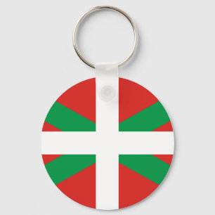 Flag of the Basque Country  Keychain