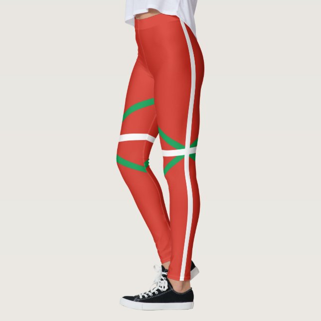 Flag of the Basque Country Leggings (Left)