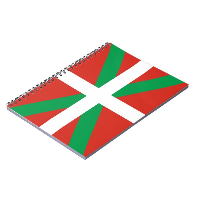 Flag of the Basque Country Notebook (Left Side)