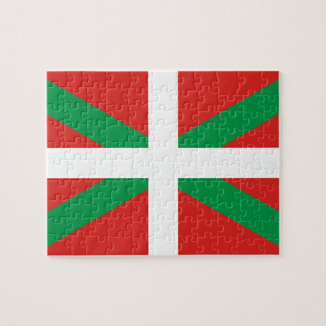 Flag of the Basque Country Photo Puzzle (Horizontal)