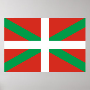 Flag of the Basque Country Poster