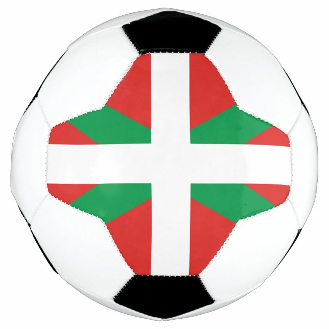 Flag of the Basque Country  Soccer Ball (Front)
